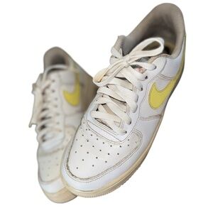 Nike White and Yellow Sneakers